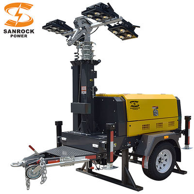 kopen Mijnbouw Hydraulisch Lifting Diesel Light Tower Draagbare Led Light Towers 7,5m Hoogte online manufacture