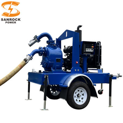 kopen Gietijzer 6 inch Diesel Waterpomp Zelf Priming Slurry Pump Hoogdruk 57HP-148HP online manufacture