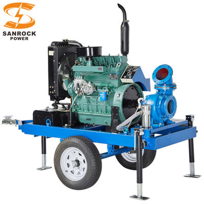 kopen 90 kW 120 kW Diesel waterpompen Stedelijke zelf-oplaaiende rioleringspomp lange levensduur online manufacture