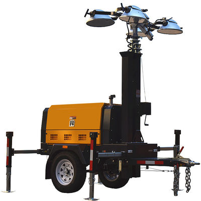 kopen Draagbare LED-lichttorens Dieselmotor Constructie Noodlichttoren 8-12 uur Runtime Diesellichttoren online manufacture