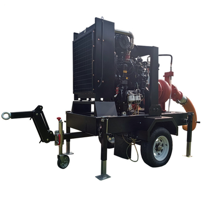 kopen Mobiele Waterpomp  Gemakkelijk te Verplaatsen  Droge Aanzuigpomp 6 Inch Diesel Waterpompen Voor Irrigatie online manufacture