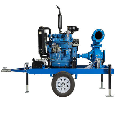kopen Mobile Water Pump Self Priming Pump Head 10 m Diesel Engine Water Pump for Irrigation online manufacture