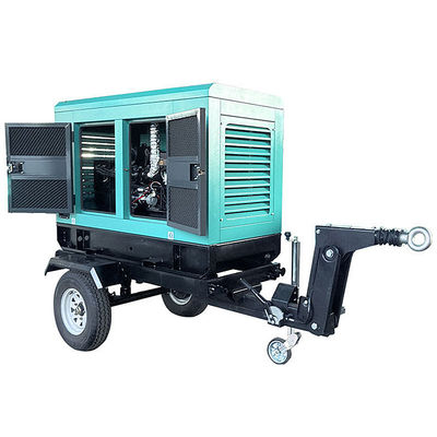 kopen Mobiele dieselgeneratorset voor scholen, diesel AC-generator, luchtgekoeld, driefasig online manufacture