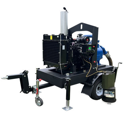 kopen Factory Diesel Powered Water Pumps High Suction Industrial Fluid Transfer Mobile Water Pump online manufacture