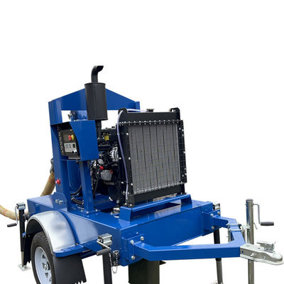 kopen Trailer Mounted Water Pump Self Priming Sewage Pump High Performance Water Pump for Diesel Engine online manufacture