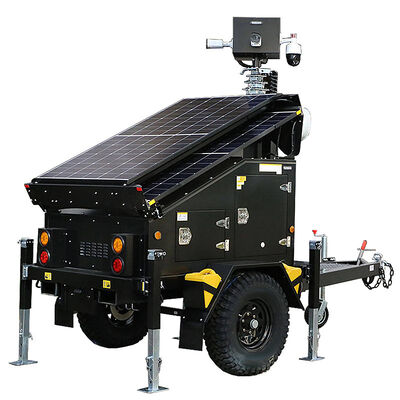 kopen Draagbare zonne-lichttoren Externe connectiviteit 4G / 5G buitenlichttoren Zonne-LED-verlichtingstoren online manufacture