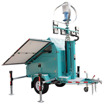 kopen Duurzaam zonnelamp Lithiumbattery Mobiele zonnelamptoren Landbouwbedrijven Eenvoudige zonnelamptoren online manufacture