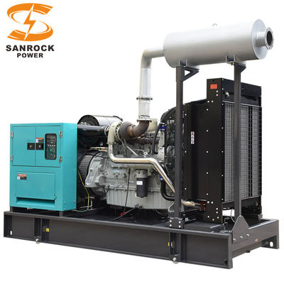 Hoge-output open frame dieselgenerator 50HZ dieselgenerator 500KVA Dg Set waterkoeling