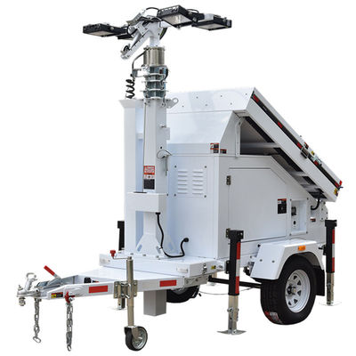 19.2 Uren Brandduur Enkele As Milieuvriendelijke Solar Lichtmast voor Buitenevenementen en Bewaking