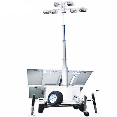 Zero Emissions Solar Mobile Tower Light Emergency Response Scenes Solar Light Tower fabrikant
