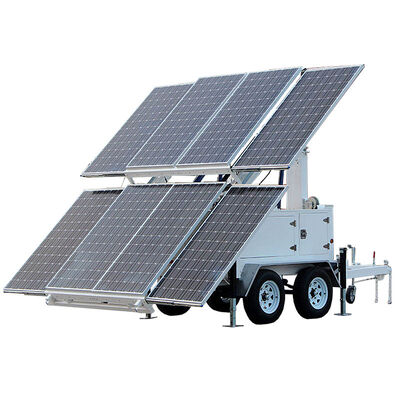 IP65 Waterdicht Zonne-LED-lichttoren Buiten Evenementen Automatische besturing Hydraulische lichttoren