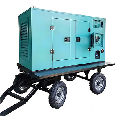 Verkoop van een generator met 100 kW aanhangwagen gemonteerd diesel generator stil type diesel generator