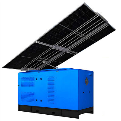 Solar Diesel Hybrid Power Generator Set 50Hz Frequentie Milieuvriendelijk Zonnepaneel Diesel Generator