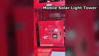 Mobiele bewakingstoren CCTV-parkeerplaatsen Beveiliging Telescopische lichttoren 7-mast hijs-zonne-licht